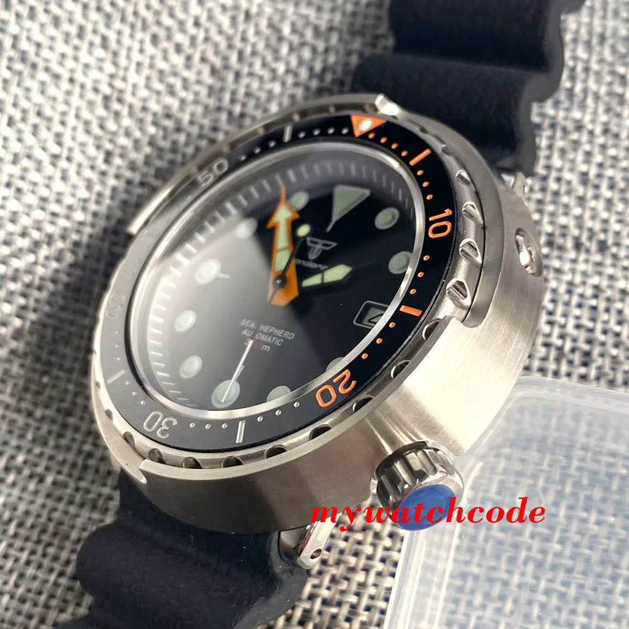 Tandorio Armbanduhr, Automatik, Edelstahl, Silikonarmband, Herren - Bild 4
