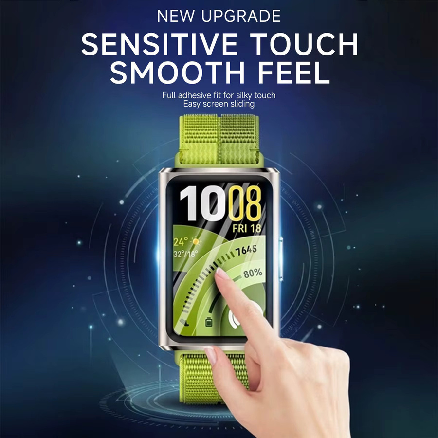 FancyWrist Displayschutzfolie für Huawei Band 11/11Pro/10/9/8/7, 3D-gebogener Ultra-HD-Schutz mit vollständiger Abdeckung, transparent - Bild 5