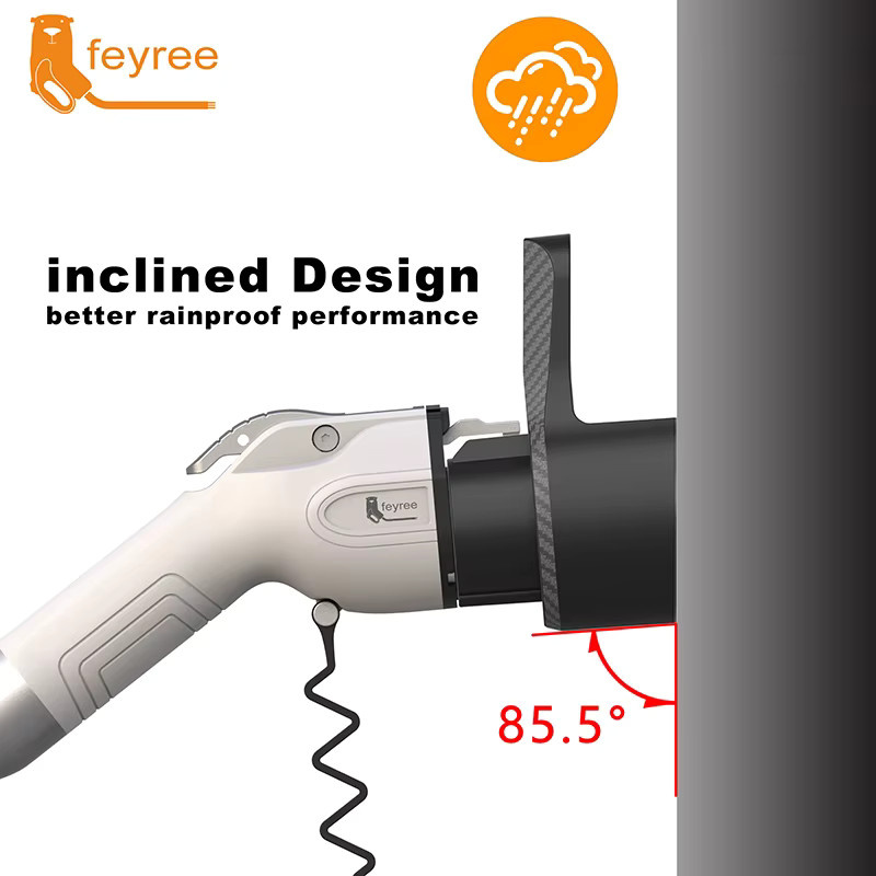 Feyree EV-Ladegeräthalterung für Elektrofahrzeuge Typ 1 J1772 Stecker und Ladekabel zur Wallbox-Halterung - Bild 2