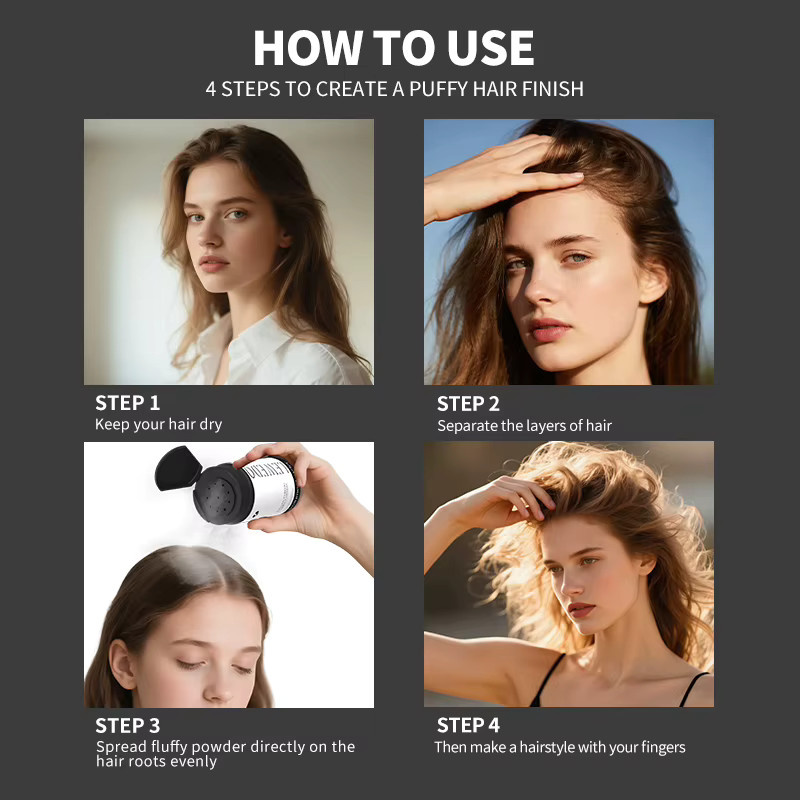 LEWEDO Haarstyling-Puder, Unisex, für fettiges Haar - Bild 5