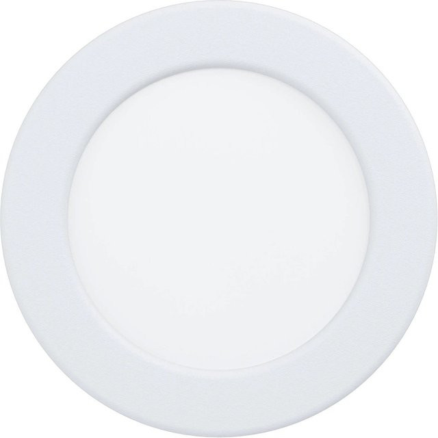 Eglo LED-Einbauspot Fueva 5 in Weiß mit warmweißem Licht, Durchmesser: 11,7 cm - Bild 1