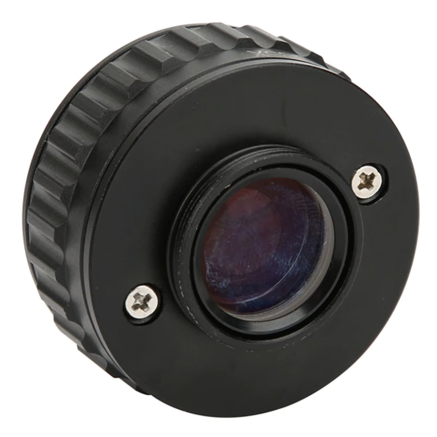 Qiilu CCTV-Mikroskop Objektiv Kamera Schnittstelle Adapter für Trinokular-Stereomikroskop in Schwarz - Bild 2