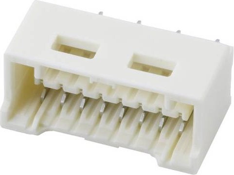 Molex Einbau-Buchsenleiste Standard 503159-0800 in Weiß - Bild 1