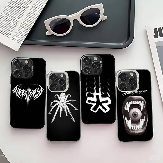 Stoßfeste Handyhülle Narcissist Opium Carti Ken Carson Merch für Apple iPhone 11 bis 17 Pro Max Plus X XR in Schwarz - Bild 1
