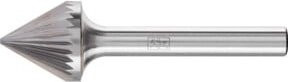 PFERD Hartmetall Frässtift Kegelsenk KSJ 60 Grad Silber Ø 16 x 13 mm Schaft-Ø 6 mm Z3 universal mittel - Bild 1