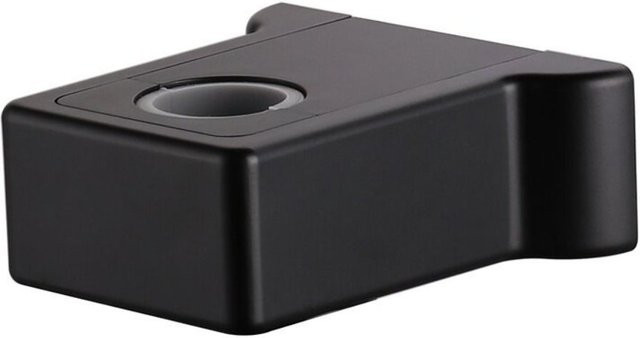 Houiqiang Verstellbarer Duschstangenhalter aus Kunststoff in Matt Schwarz für Rohre von 20-24mm - Bild 1