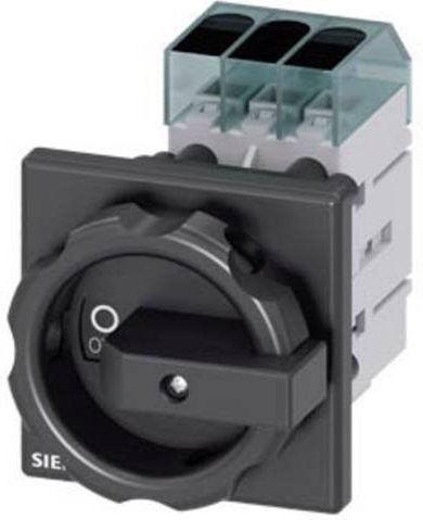 Siemens Lasttrennschalter Schwarz 3polig 16A 16mm² 690 V/AC 3LD30540TK51 - Bild 1