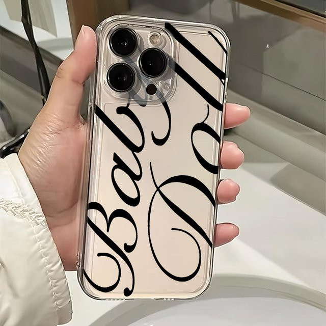 Stoßfeste transparente Baby-Puppen-Handyhülle für Apple iPhone Modelle - Bild 1