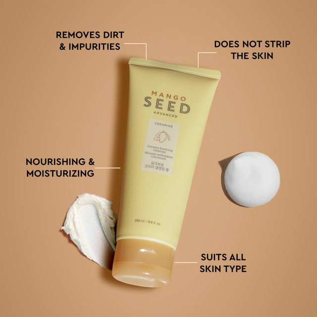 The Face Shop Schaumreiniger mit Mangosamenbutter und Ceramid, 150 ml - Bild 1