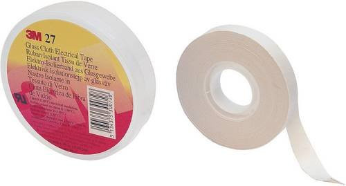 3M Scotch 27 Gewebeklebeband Weiß B: 12 mm, L: 20 m - Bild 1