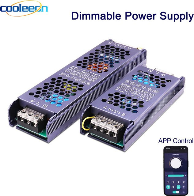 Cooleeon Bluetooth-APP-Steuerbarer LED-Dimmer-Treiber für CCT-LED-Streifen, 24 V, 200 W - Bild 1