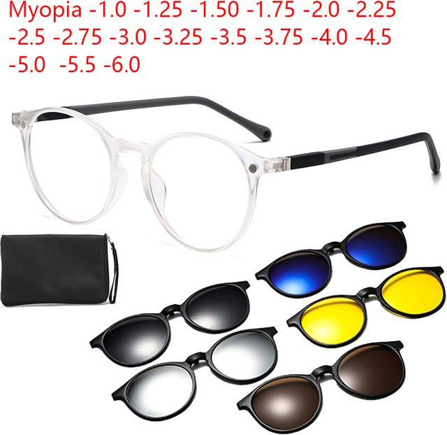 NINJONA Sonnenbrille, quadratisch, Vollrand, Kunststoff, transparent, polarisiert - Bild 1