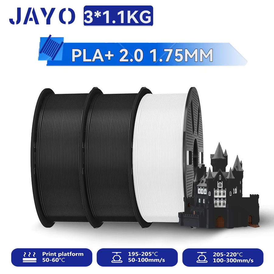 JAYO PLA Plus 2.0 Filament für FDM 3D-Drucker, 3,3 kg - Bild 7