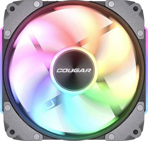 Cougar CF-APR12HB3-RGB PC-Gehäuse-Lüfter Schwarz Multicolour B/H/T: 120 x 120 x 28 mm - Bild 1