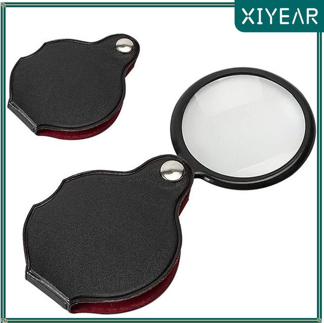 xiyear Taschenlupe, 10x, Schwarz - Bild 1
