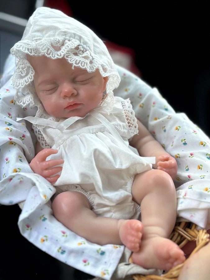 Saskia Silikonpuppe, Mädchen, Silikon, Weiß - Bild 3