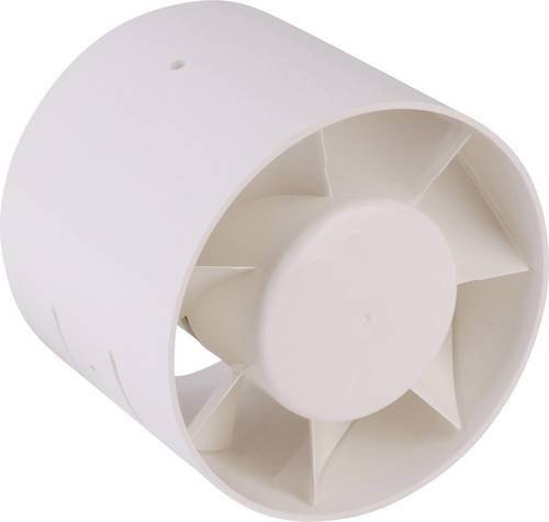 Wallair Rohr-Einschublüfter 24V in Weiß mit 90 m³/h und 10 cm Durchmesser - Bild 1