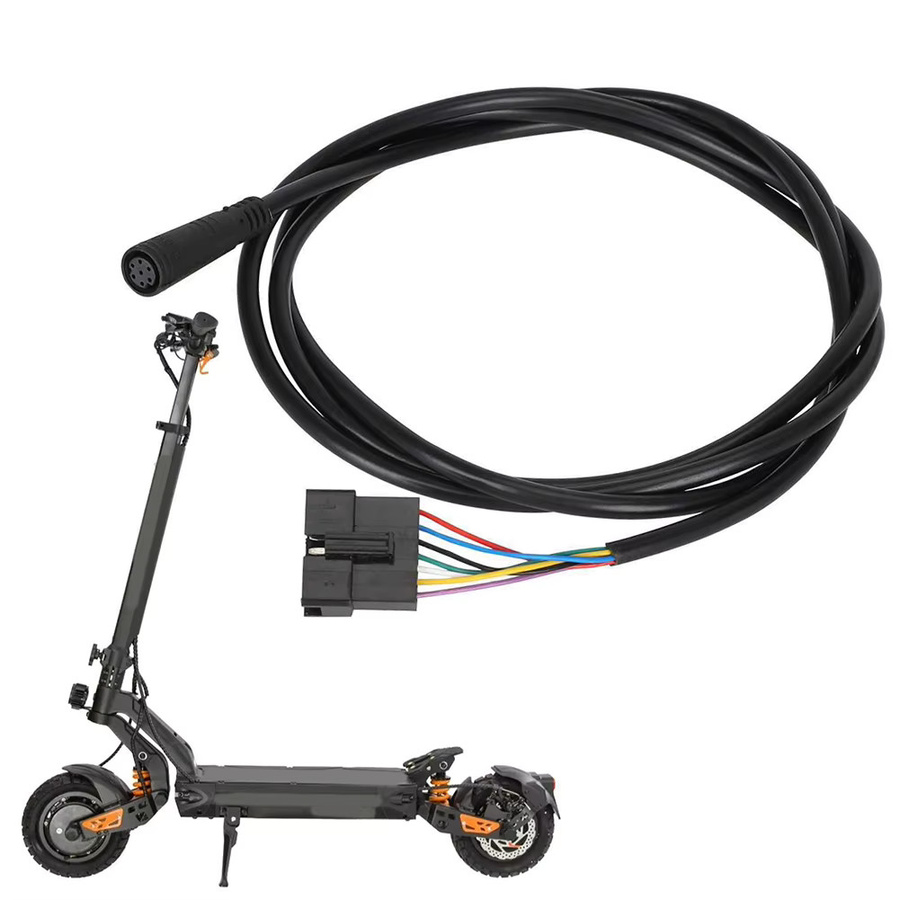 7-poliges Motorkabel für Kukirin G2 Elektroroller, schwarz, Länge: 1,2 m, Steueranschluss-Ersatzteil für E-Scooter - Bild 2