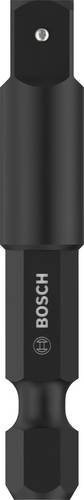 Bosch Steckschlüssel-Adapter Antrieb 1/4 Zoll mit 6,3 mm Sechskant, schwarz, Stahl - Bild 1