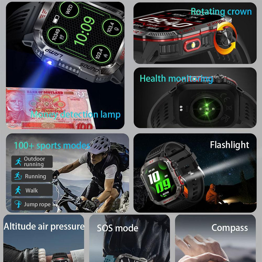 Huawei Smartwatch, Herren, Schwarz, GPS, Kompass, Wasserdicht - Bild 5