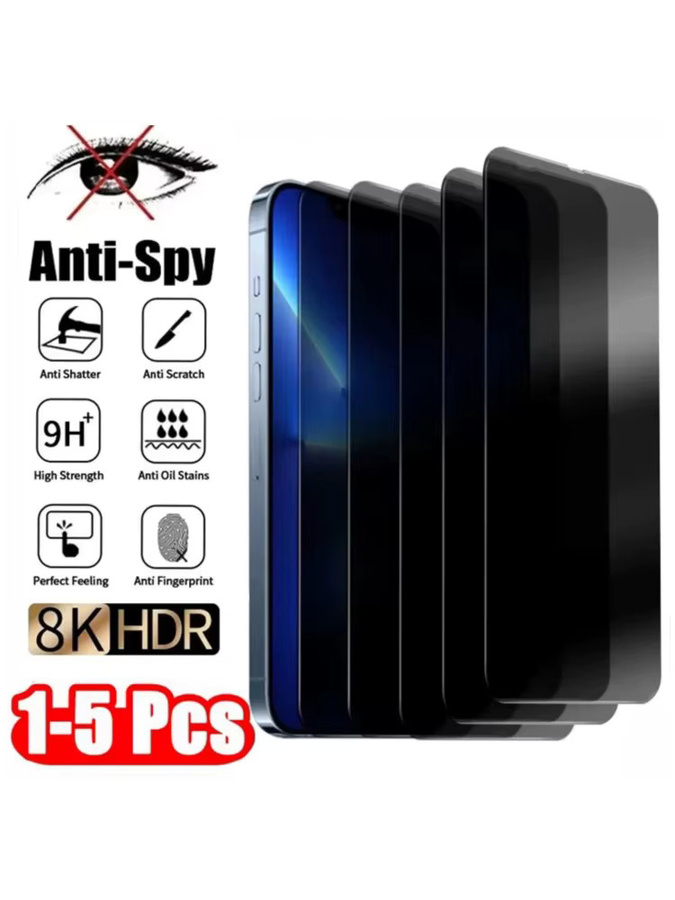 Xiaomi Sichtschutz Panzerglas Displayfolie für Redmi Note Serie (15 Pro 5G, 14, 13, 12, 11, 10, 11S, 10S, 15C, 14C, 13C, 12C, 10C, A3) Anti-Spy Schutzfolie im Set - Bild 5