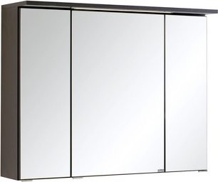 HELD MÖBEL 3D-Spiegelschrank Bologna mit LED-Beleuchtung in Grau, B/H/T: 80 x 66 x 20 cm - Bild 1