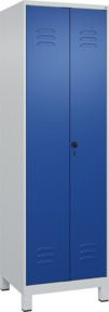 C+P Wäsche-Spind Classic PLUS mit 2 Abteilen und Sicherheits-Drehriegel, B/T/H: 60 x 50 x 195 cm - Bild 1