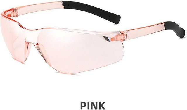 Schlagfeste und beschlagfreie Schutzbrille von Xianghe in Transparent/Pink - Bild 1