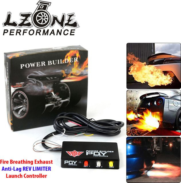 LZONE Racing Power Builder Typ B Flammenbausatz mit Abgaszündung, Rev Limiter und Launch Control in Schwarz, JR-QTS01 - Bild 1