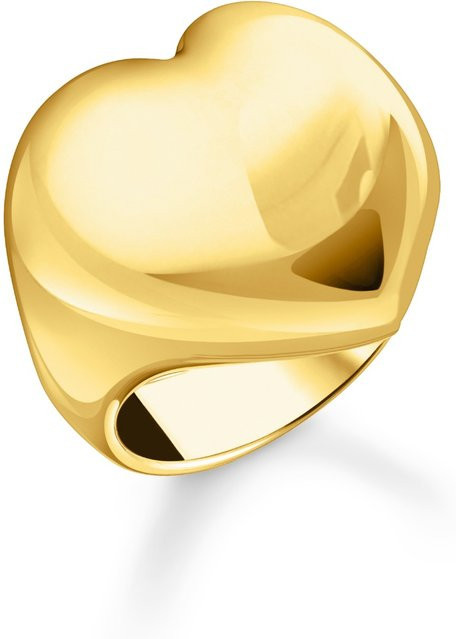 Thomas Sabo Ring Herzform, vergoldet, 925 Silber, Damen - Bild 1