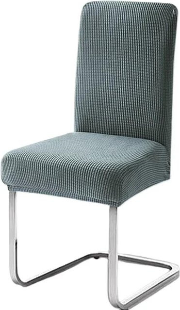 Bestbags Jacquard Stuhlhussen aus Stretch Spandex in Grau für Esszimmerstühle - Bild 1