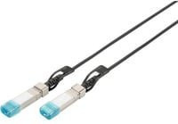 Digitus Professional 10GBase Direktanschlusskabel SFP+ zu SFP+ DAC twinaxial, schwarz, Länge: 2,0 m - Bild 1