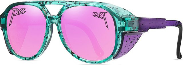 PYC JYQ Sonnenbrille Steampunk, Vollrand, Kunststoff - Bild 1
