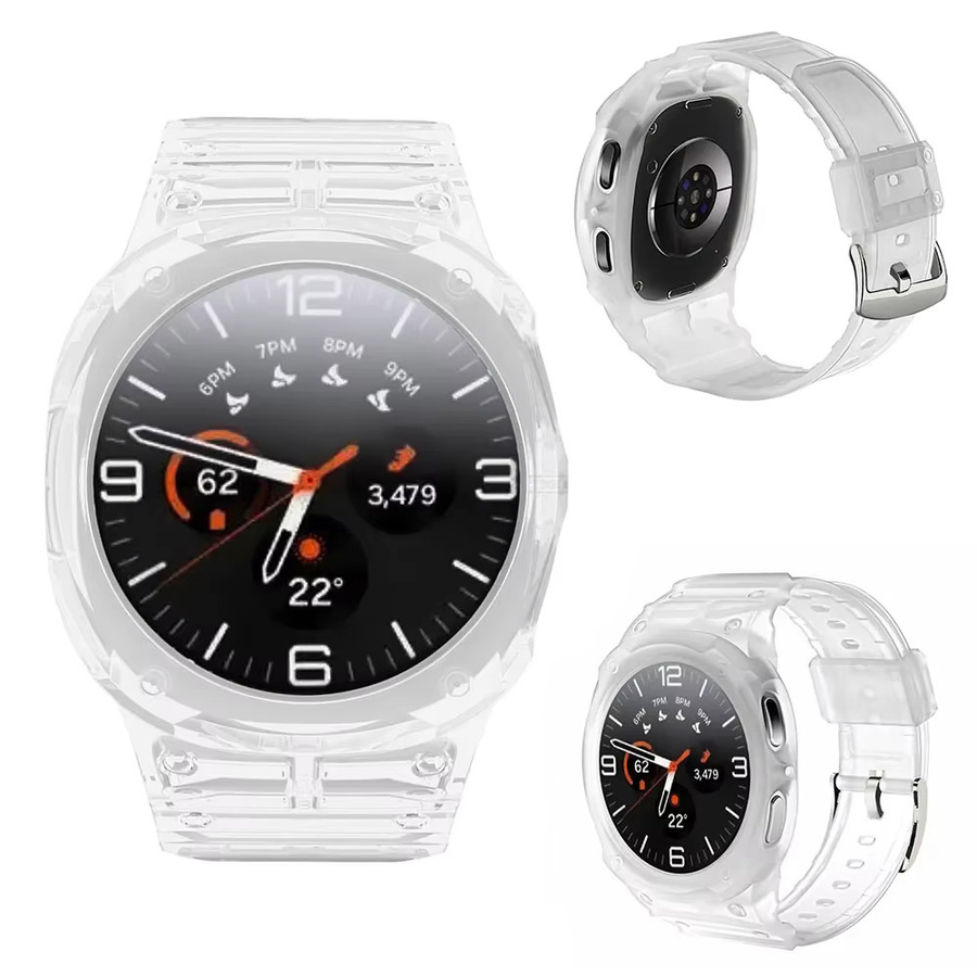FancyWrist Uhrenarmband Silikon, Schwarz, Samsung Galaxy Watch 8 40 mm 44 mm - Bild 4