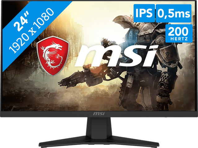 MSI MAG 244F Gaming LED-Monitor in Schwarz mit 23,8 Zoll Full HD, Fast IPS-Panel und 200 Hz - Bild 2