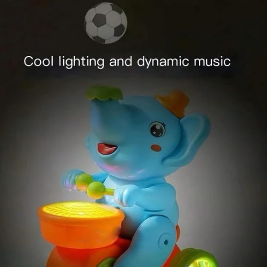 Yiran Elefanten-Spielzeugauto Elektronisch schwebender Ball mit Ton und Licht - Bild 2