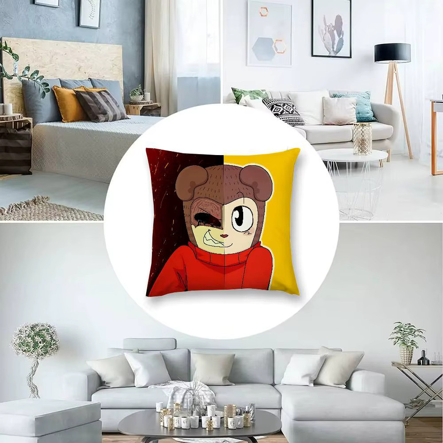 H-Max Design Pro-Kissenbezug von 52TOYS in Multicolor, weicher Polyester-Kissenbezug mit Reißverschluss für Sofa und Auto - Bild 3