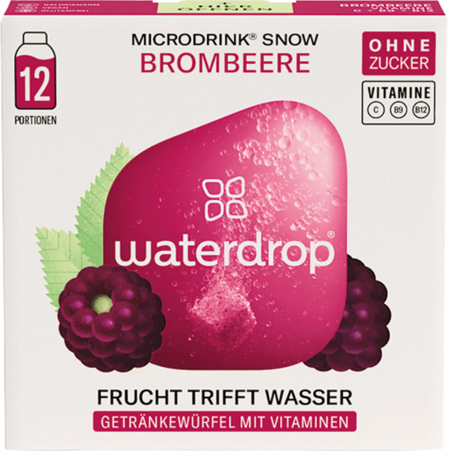 Waterdrop Microdrink Snow Brombeere, Getränkepulver, 25g - Bild 1