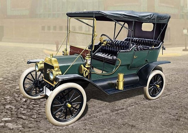 ICM Ford T 1910, Fahrzeug, 1:24, Schwarz - Bild 1