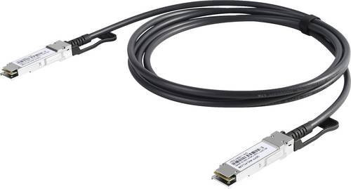 Digitus QSFP+ Direct Attach Kabel 40 GBit/s Schwarz, Länge: 3 m - Bild 1