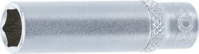 BGS Steckschlüssel-Einsatz Sechskant tief 10509, Antrieb 1/4 Zoll, SW 9 mm, silber - Bild 1