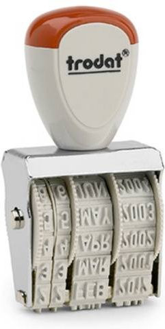Trodat CLASSIC 1020 Datumsstempel Silber Breite: 35 mm, Höhe: 5 mm - Bild 1