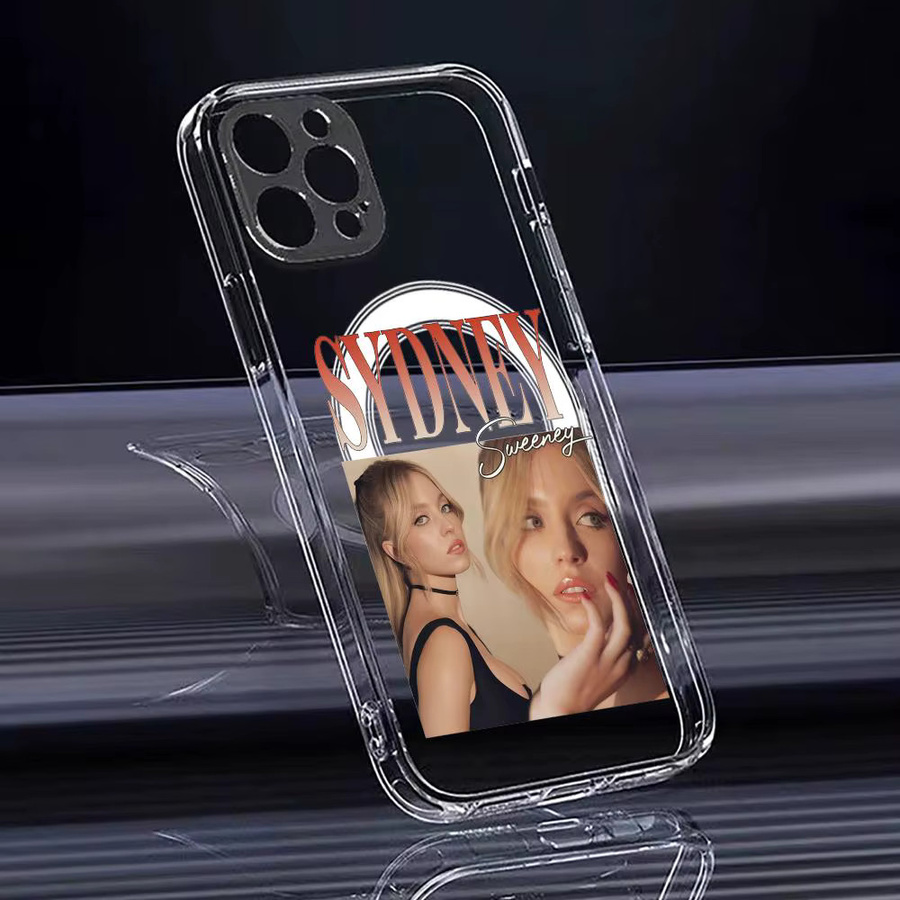 Star S Sydney Sweeney Handyhülle für iPhone 17 16 15 14 13 12 Pro Max Plus Transparent Magnetisch und Schlank mit kabelloser Ladekompatibilität - Bild 4