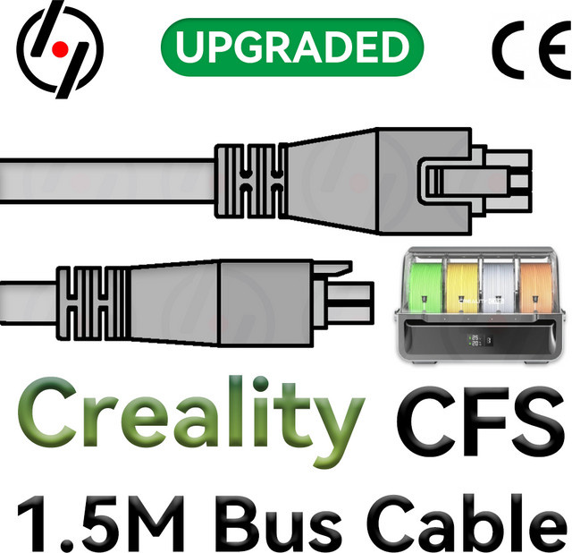 Creality CFS 6-poliges 485-Buskabel, 1,5 m Länge, für K2Plus/Hi Combo 3D-Drucker - Bild 1