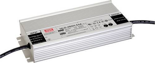 MEAN WELL HLG-480H-30B LED-Treiber, 480W Konstantspannung und Konstantstrom, 16A, 15 - 30 V/DC, 3-in-1 Dimmer Funktion, Silber, IP67 - Bild 1