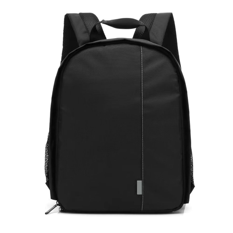 Multifunktionaler wasserabweisender Kamerarucksack für DSLR und Videokameras in Schwarz und Lila - Bild 3