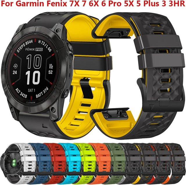 QCTOG Uhrenarmband Silikon, 22mm 26mm, Unisex - Bild 1