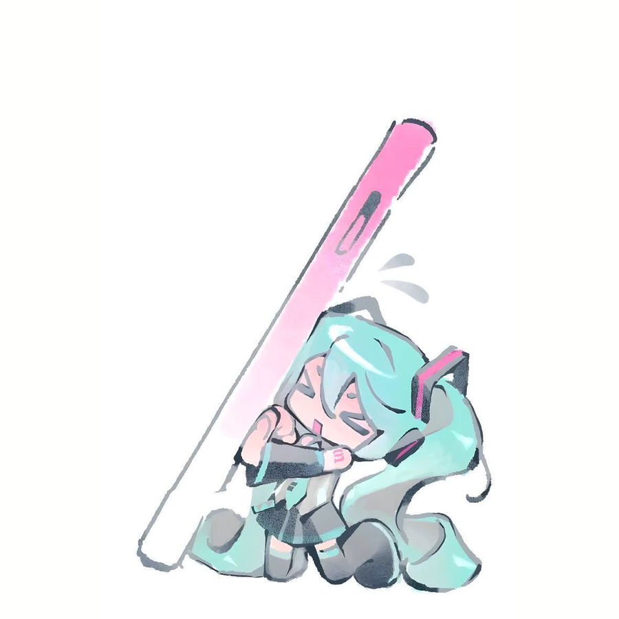 Bandai Hatsune Miku Acryl-Handyständer, Cartoon-DIY-Kreativornament - Bild 2