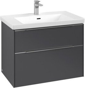 Villeroy & Boch Waschtischunterschrank Subway 3.0 in Graphitgrau, B/T/H: 77,2 x 57,6 x 47,8 cm - Bild 1