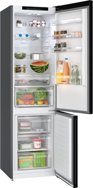 Bosch Kühl-Gefrierkombination KGN392XCF in Black Inox - Bild 1